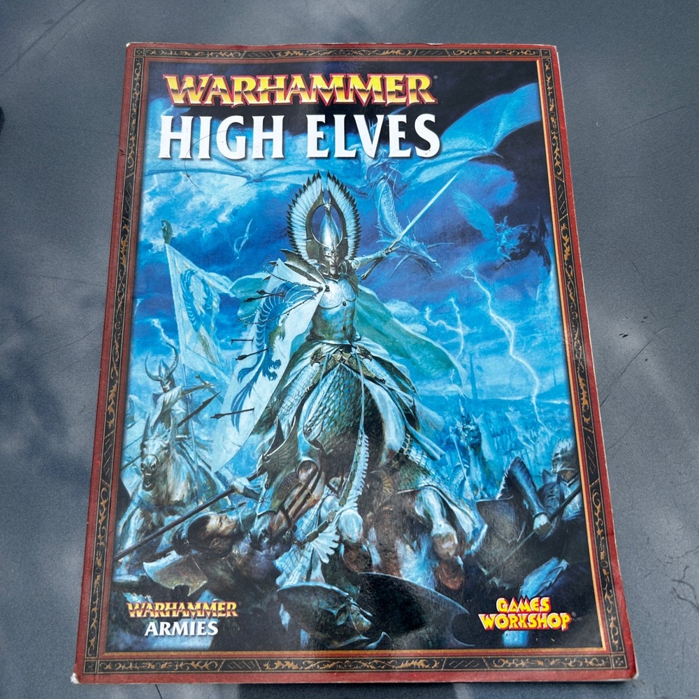 Warhammer Armies High Elves Games Workshop Fantasy Battles 7th Edition Book
